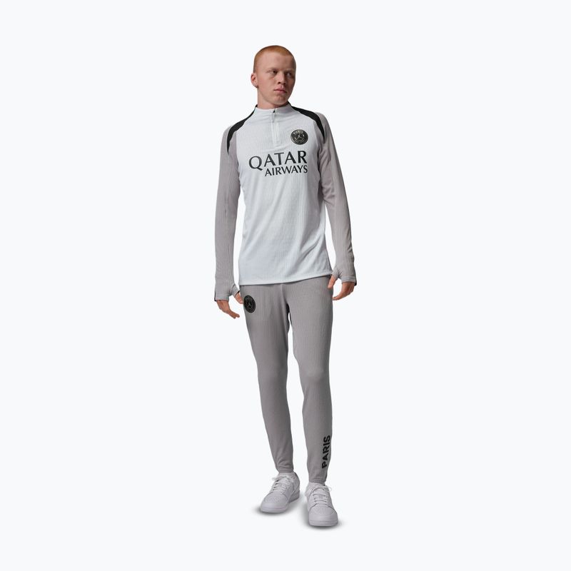 Лонгслів футбольний чоловічий Nike Paris Saint-Germain Strike Elite SE Drill Top white/atmosphere grey/black 2