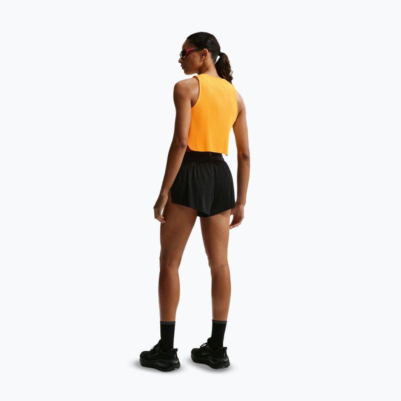 Футболка для бігу жіноча Nike AeroSwift Dri-Fit ADV Cropped Tank Top laser orange/black 3