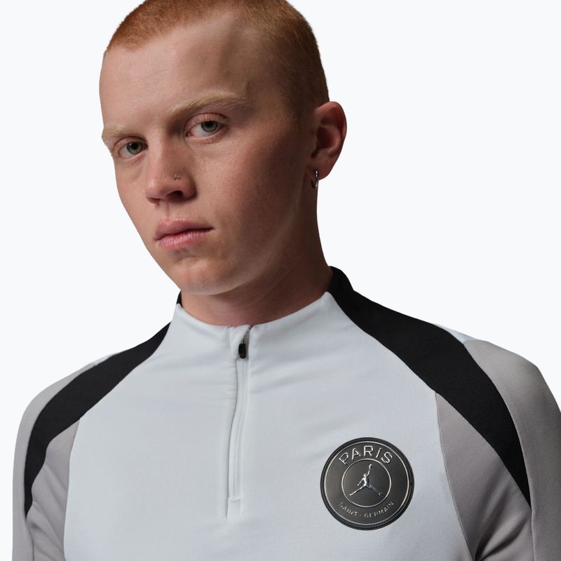 Лонгслів футбольний чоловічий Nike Paris Saint-Germain Strike Drill Top SE white/atmosphere grey/black/black 4