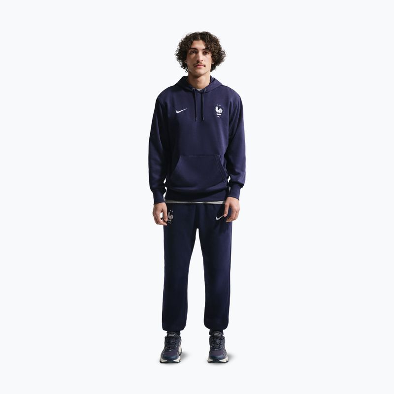 Кофта чоловіча Nike FFF Club French Terry blackened/white 2