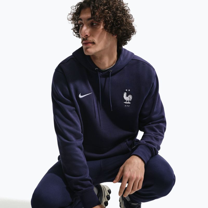 Кофта чоловіча Nike FFF Club French Terry blackened/white 6