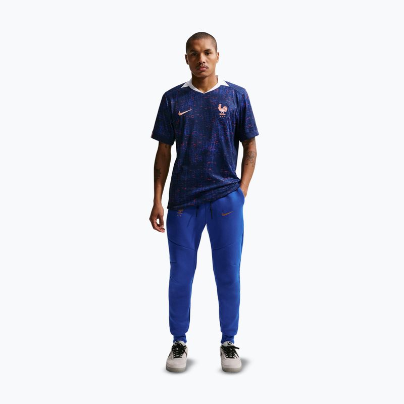 Штани футбольні чоловічі Nike FFF Tech Fleece Joggers game royal/metallic copper 2