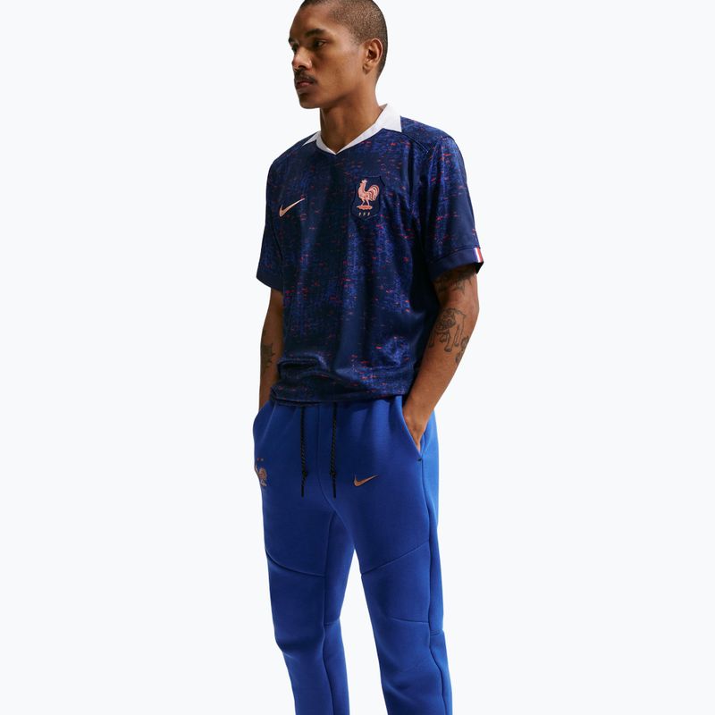 Штани футбольні чоловічі Nike FFF Tech Fleece Joggers game royal/metallic copper 4