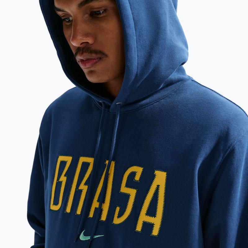 Кофта чоловіча Nike Brazil Club coastal blue/light mint 5