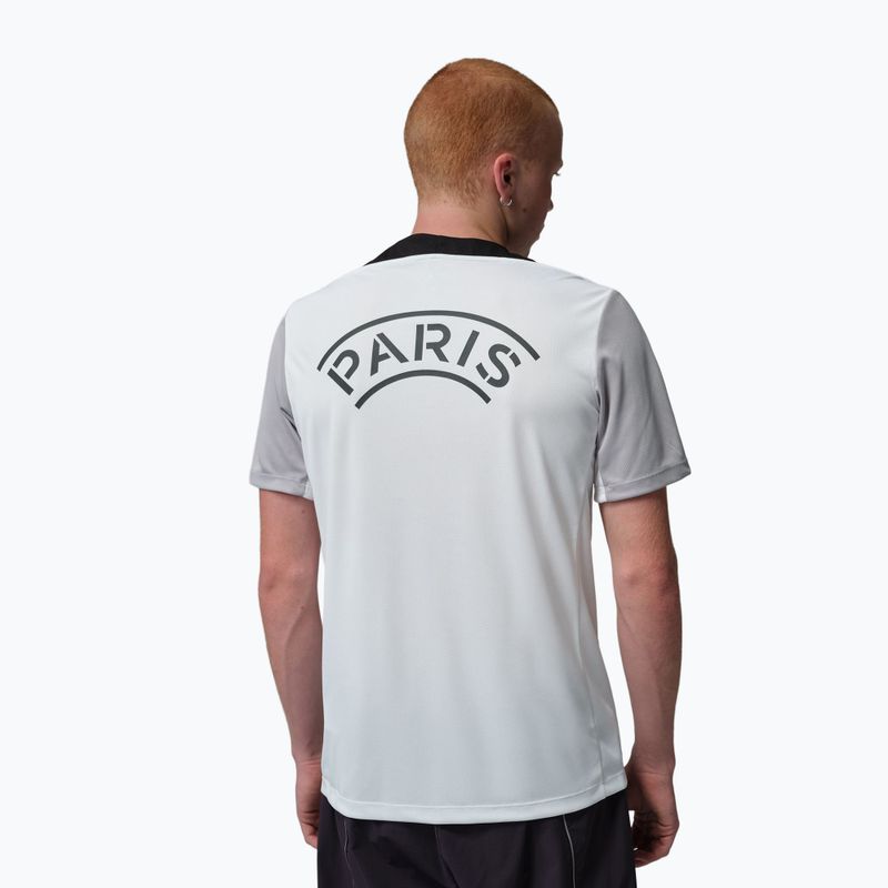 Футболка футбольна чоловіча Nike Paris Saint-Germain Strike SE white/atmosphere grey/black 3