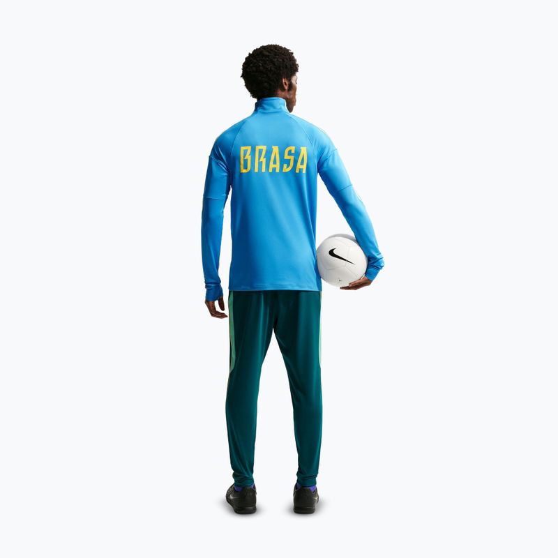 Штани футбольні чоловічі Nike Brazil Academy Pro Dri-Fit geode teal/light mint/midwest gold 3