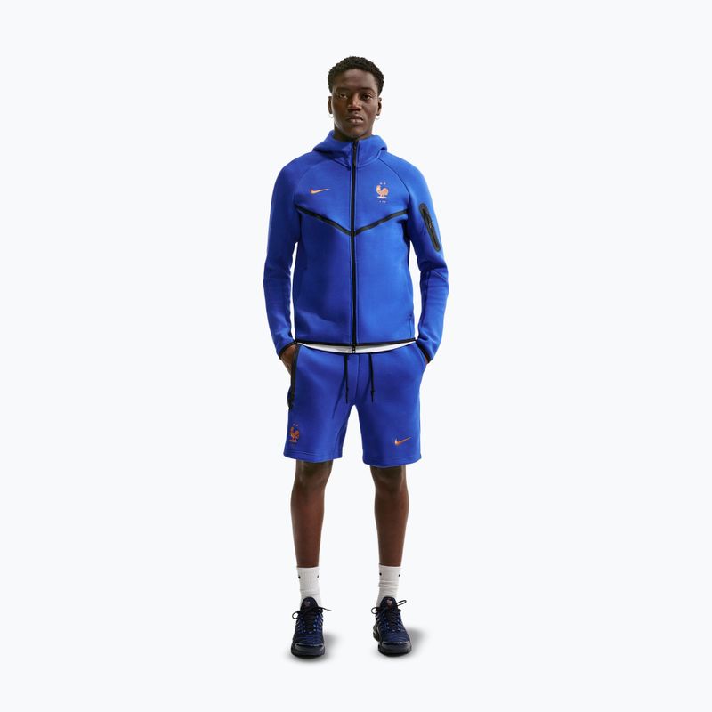 Шорти футбольні чоловічі Nike FFF Tech Fleece game royal/metallic copper 2