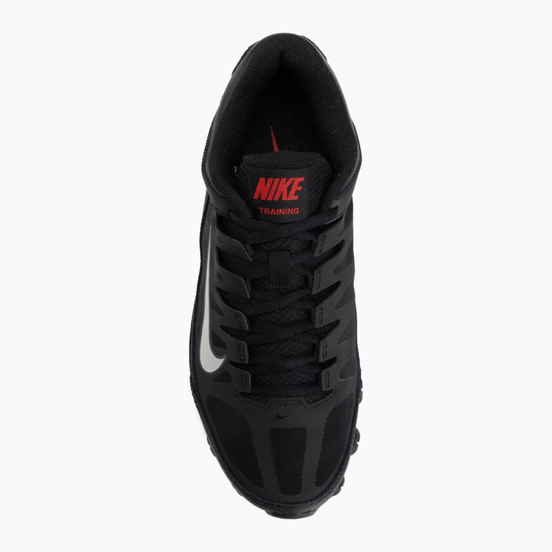 Кросівки для тренувань чоловічі Nike Reax 8 Tr Mesh black/university red/metallic silver 5