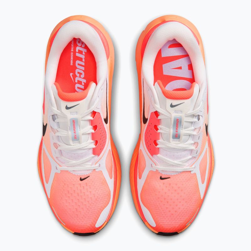 Кросівки для бігу жіночі Nike Structure Plus white/hot lava/orange pulse/black 6