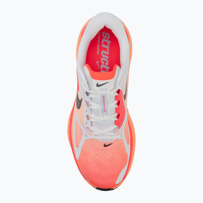 Кросівки для бігу жіночі Nike Structure Plus white/hot lava/orange pulse/black 5