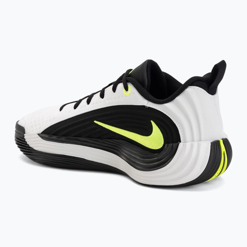 Кросівки для баскетболу чоловічі Nike Giannis Immortality 5 white/black/volt 3