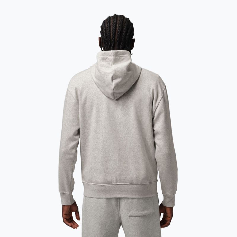 Кофта чоловіча Nike Jordan Pullover Hoodie grey heather/black 3