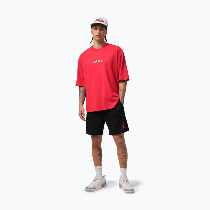 Шорти чоловічі Nike Jordan Fleece black/gym red 2