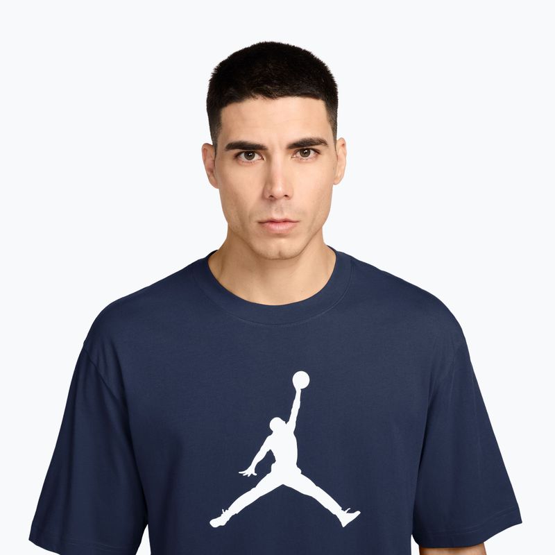 Футболка чоловіча  Jordan midnight navy/white 3