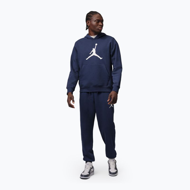 Кофта чоловіча Nike Jordan Pullover Hoodie midnight navy/white 2