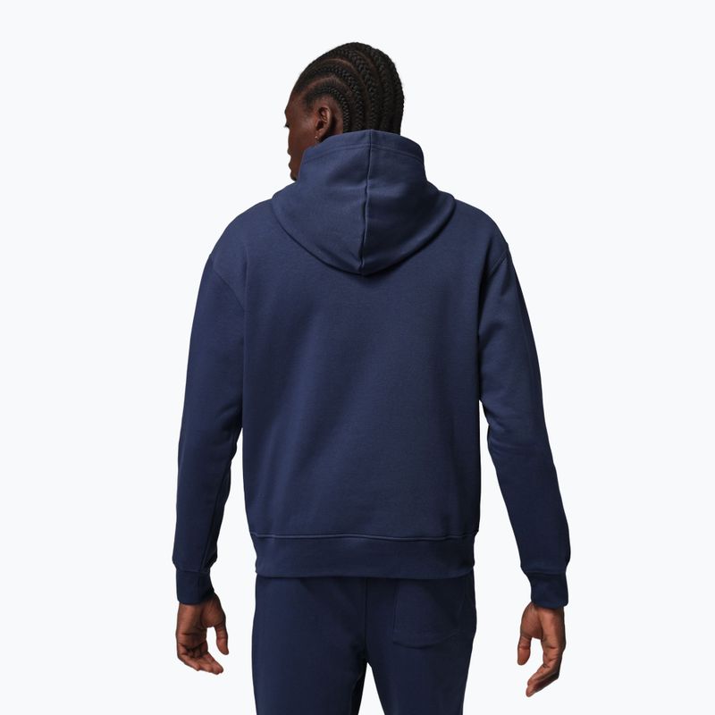 Кофта чоловіча Nike Jordan Pullover Hoodie midnight navy/white 3