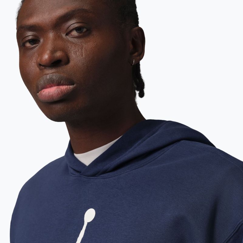 Кофта чоловіча Nike Jordan Pullover Hoodie midnight navy/white 5