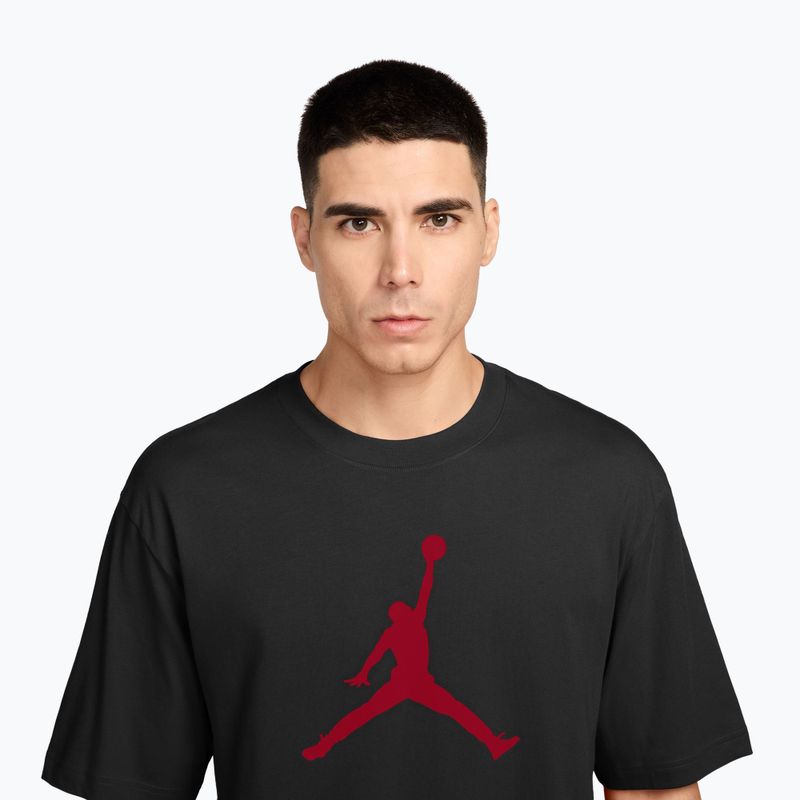 Футболка чоловіча  Jordan black/gym red 3