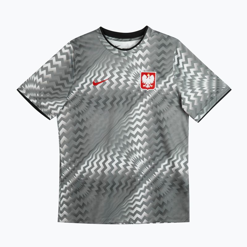 Футболка футбольна чоловіча Nike Dri-Fit Poland Pre-Match 2026 pure platinum/cool grey 3