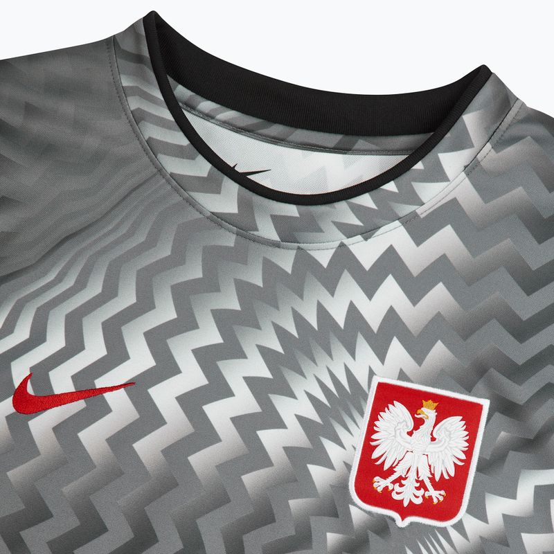 Футболка футбольна чоловіча Nike Dri-Fit Poland Pre-Match 2026 pure platinum/cool grey 4