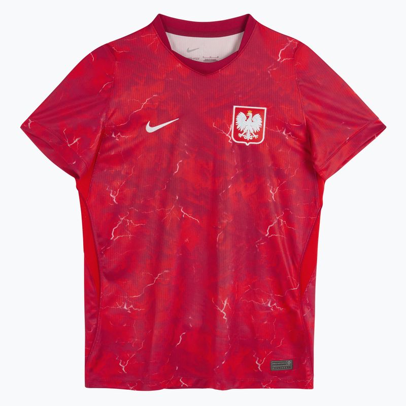 Футболка футбольна жіноча Nike Dri-Fit Poland Stadium Away 2026 noble red/sport red 3