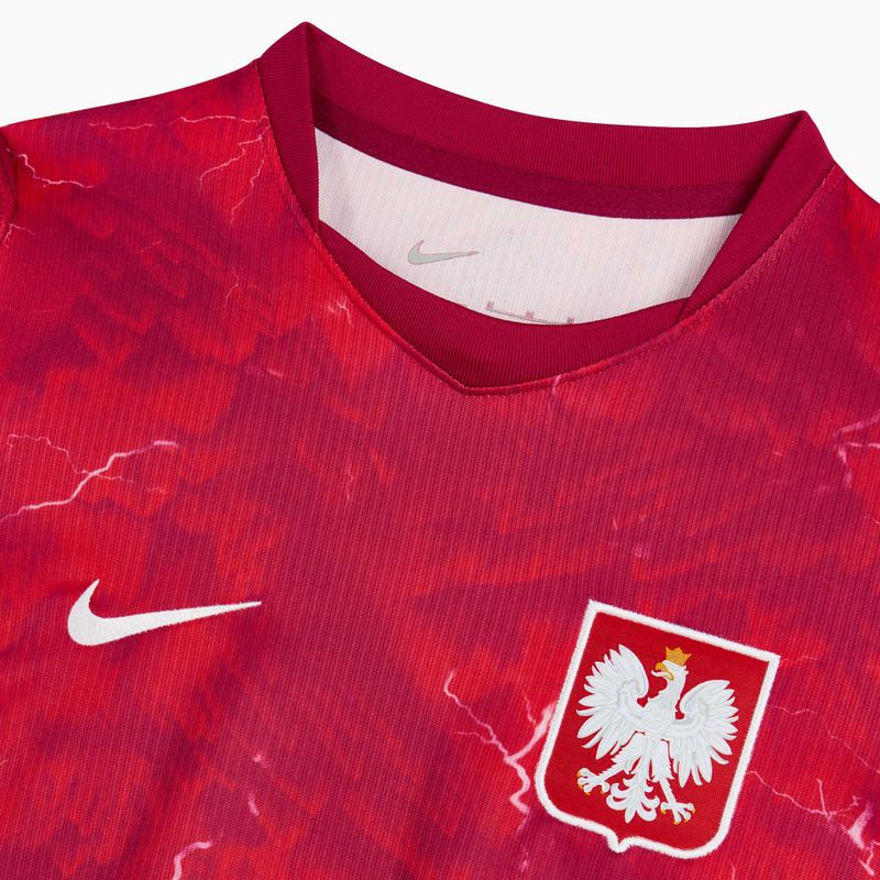Футболка футбольна жіноча Nike Dri-Fit Poland Stadium Away 2026 noble red/sport red 4