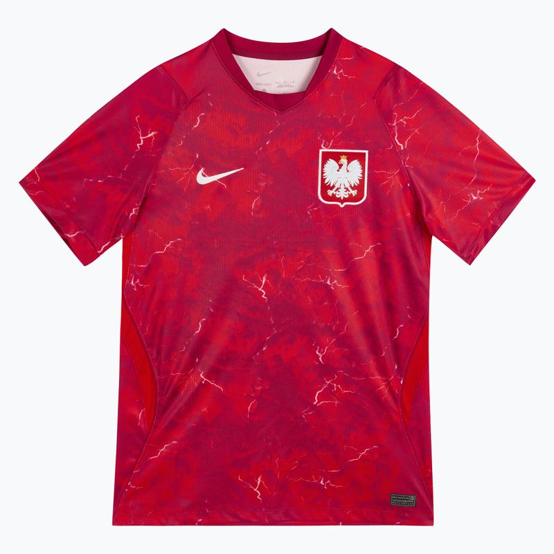 Футболка футбольна чоловіча Nike Dri-Fit Poland Stadium Away 2026 noble red/sport red 3