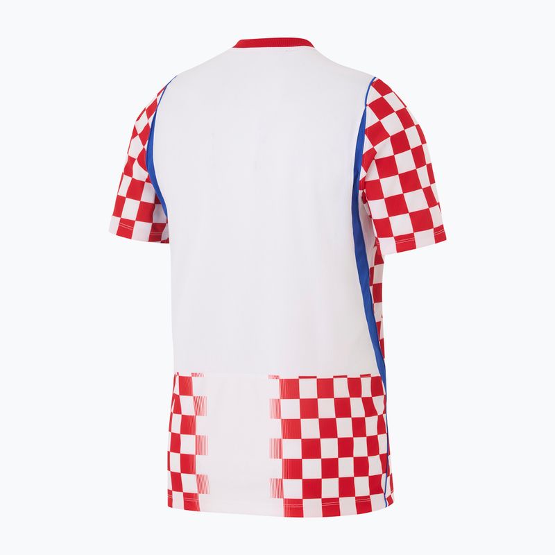 Футболка футбольна чоловіча Nike Dri-Fit Croatia Stadium Home 2026 white/university red 2