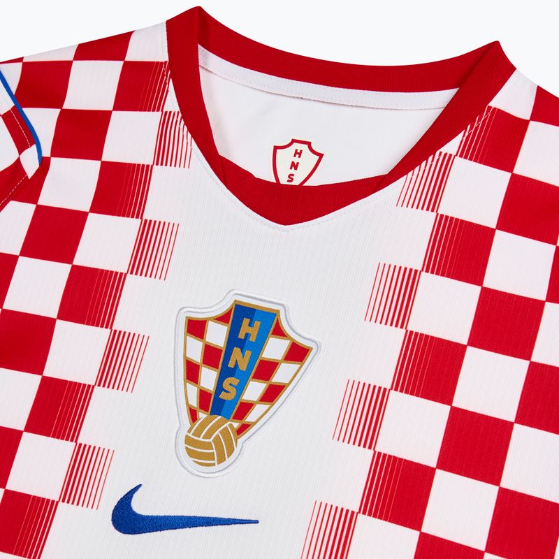 Футболка футбольна чоловіча Nike Dri-Fit Croatia Stadium Home 2026 white/university red 4