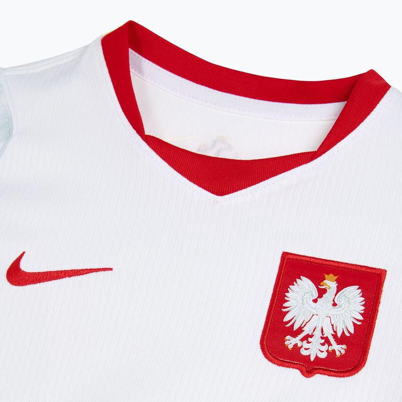Комплект футбольний дитячий Nike Dri-Fit Poland Stadium Home Kit white/field silver 4