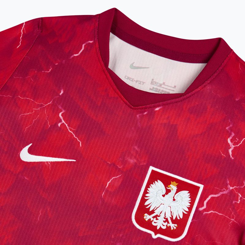 Футболка футбольна дитяча Nike Dri-Fit Poland Stadium Away 2026 noble red/sport red 4
