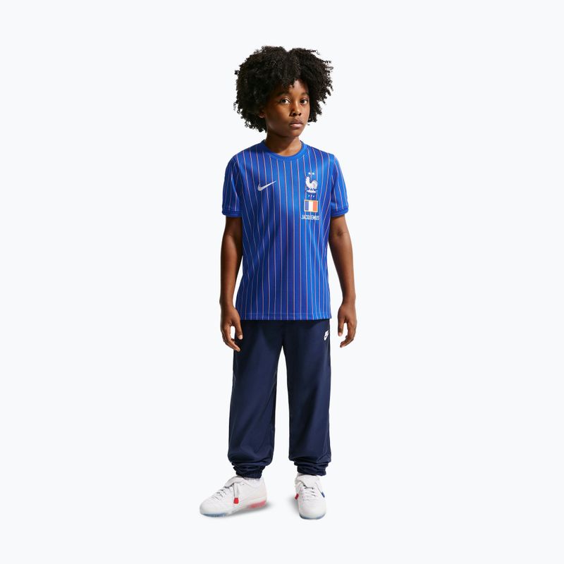 Футболка футбольна дитяча Nike France Pre-Match game royal/university red/white 3