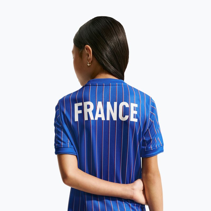 Футболка футбольна дитяча Nike France Pre-Match game royal/university red/white 6