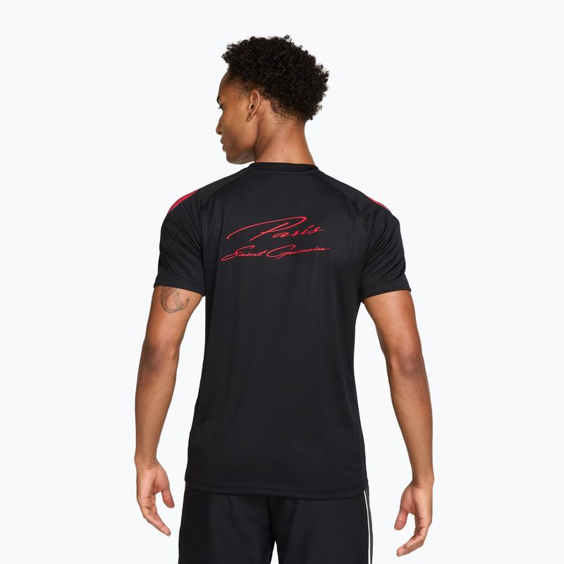 Футболка футбольна чоловіча Nike Paris Saint-Germain Strike Soccer Dri-Fit black/hyper royal/global red/global red 2