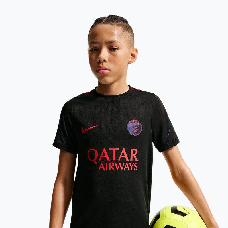 Футболка футбольна дитяча Nike Paris Saint-Germain Strike Dri-Fit black/hyper royal/global red/global red 4