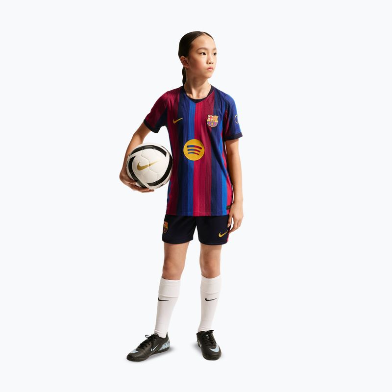 Футболка футбольна дитяча Nike FC Barcelona Dri-Fit ADV Match deep garnet/blue void 5