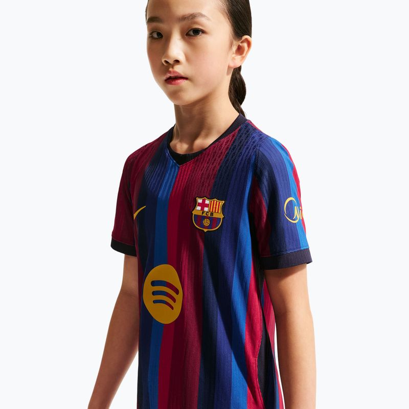 Футболка футбольна дитяча Nike FC Barcelona Dri-Fit ADV Match deep garnet/blue void 7