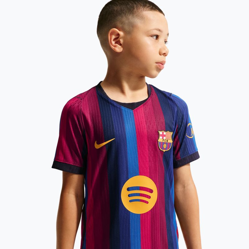 Футболка футбольна дитяча Nike FC Barcelona Dri-Fit ADV Match deep garnet/blue void 8