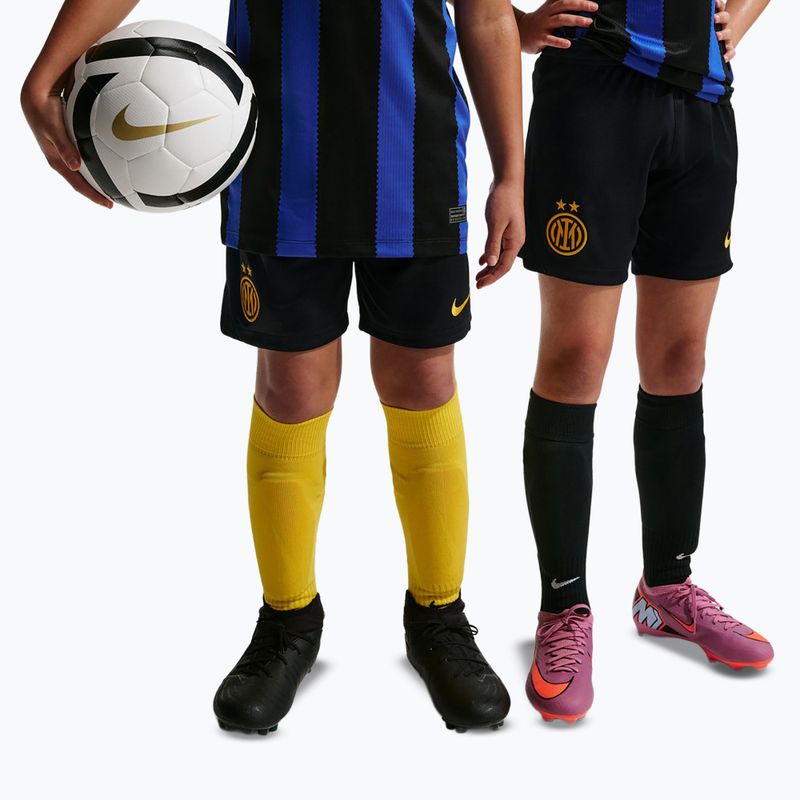 Шорти футбольні дитячі Nike Inter Milan Dri-Fit Stadium Home black/university gold