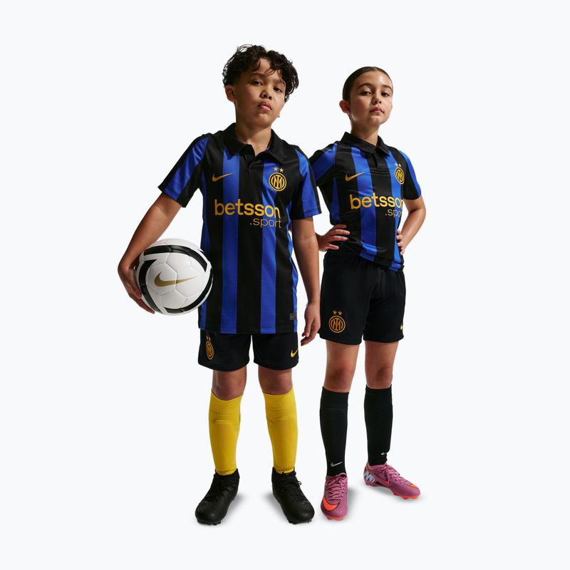 Шорти футбольні дитячі Nike Inter Milan Dri-Fit Stadium Home black/university gold 2