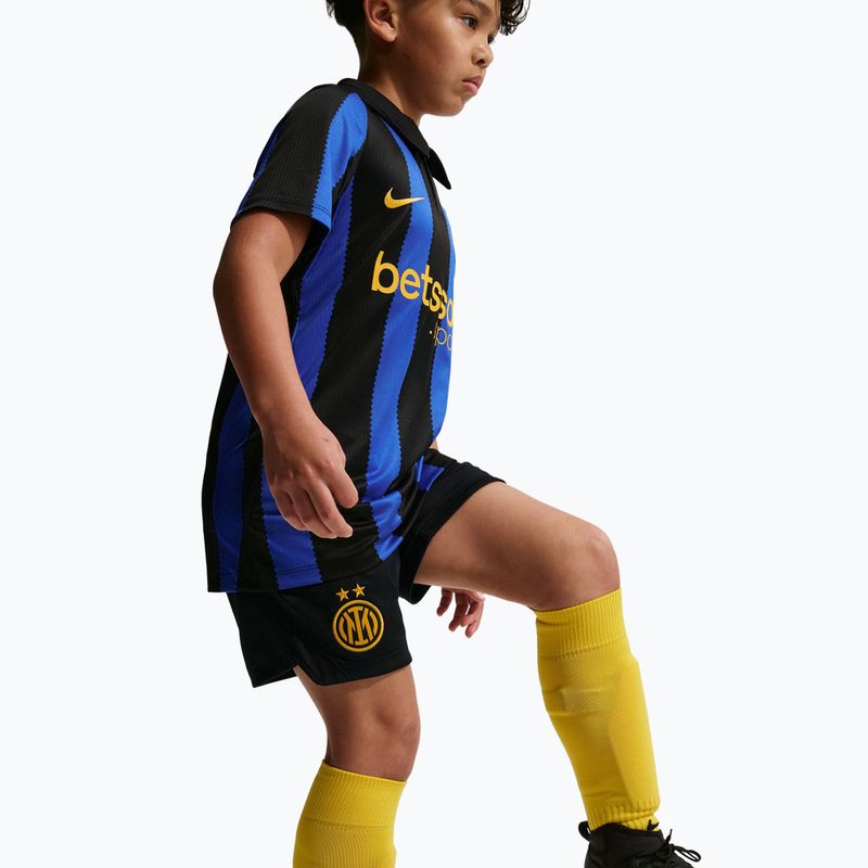 Шорти футбольні дитячі Nike Inter Milan Dri-Fit Stadium Home black/university gold 5