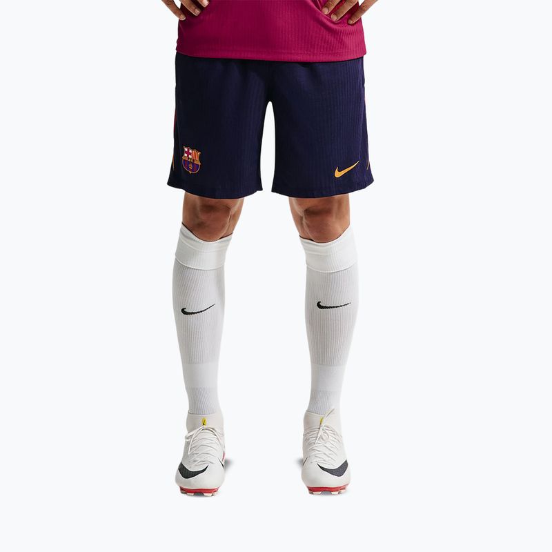 Шорти футбольні дитячі Nike FC Barcelona Dri-Fit ADV Strike Elite blackened blue/noble red/mineral yellow