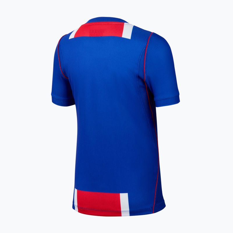 Футболка футбольна дитяча Nike Paris Saint-Germain Dri-Fit Stadium Home old royal/white/university red/white 2
