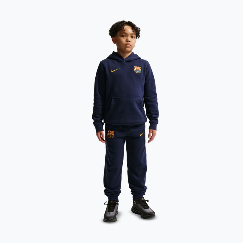 Штани дитячі Nike FC Barcelona Club Jogger blackened blue/mineral yellow 2