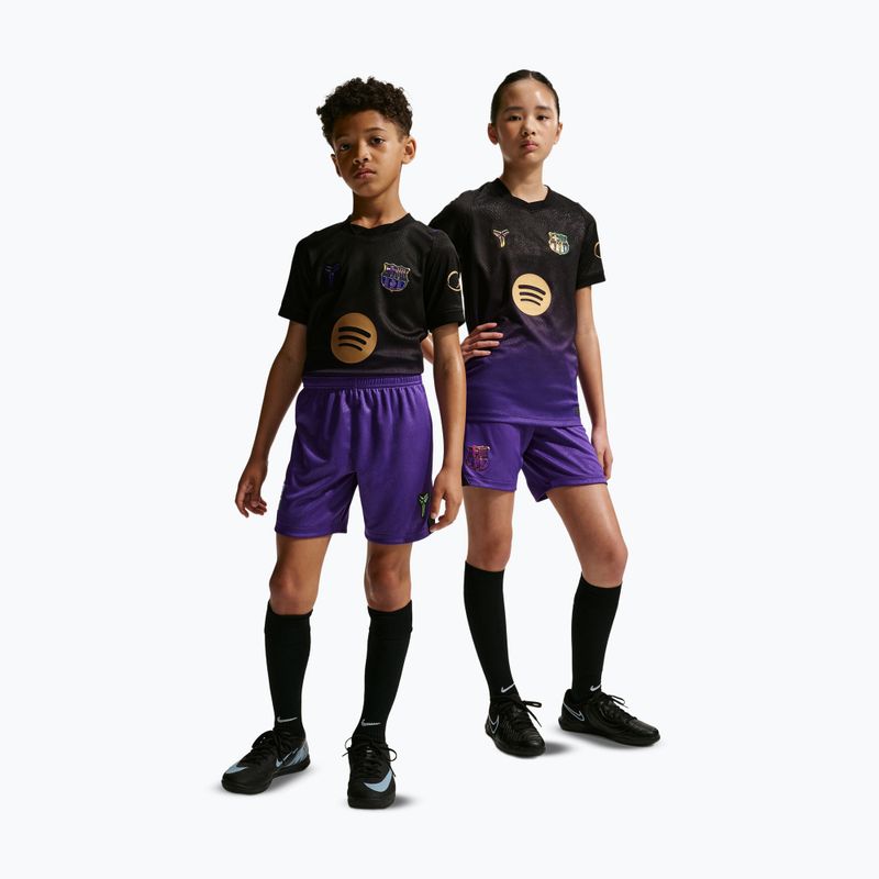 Шорти футбольні дитячі Nike FC Barcelona 2026/27 Stadium Away field purple/black/black 2