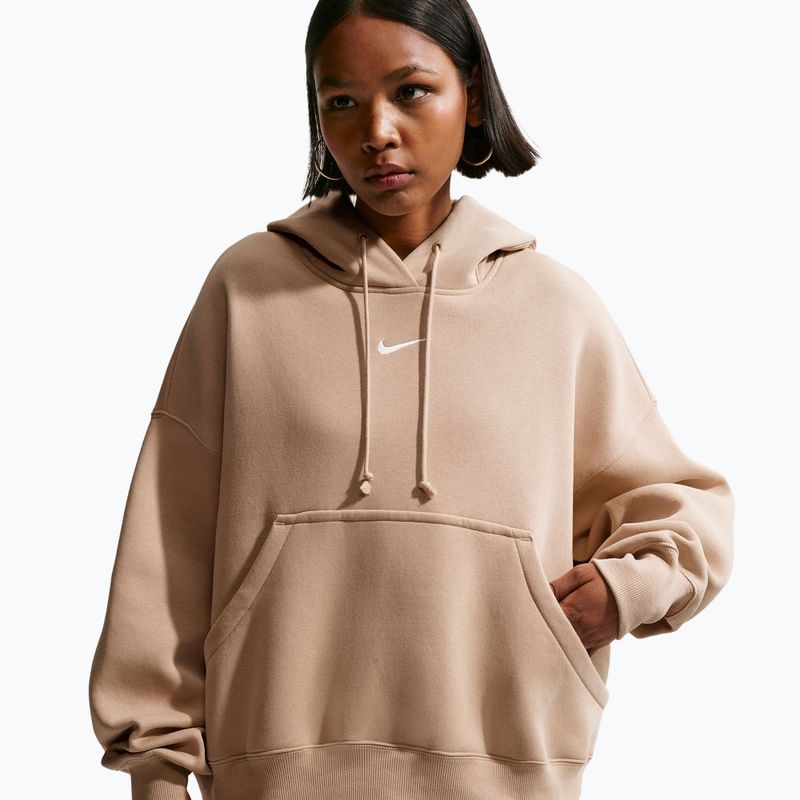 Кофта жіноча Nike Sportswear Phoenix Fleece Oversized linen/sail 4