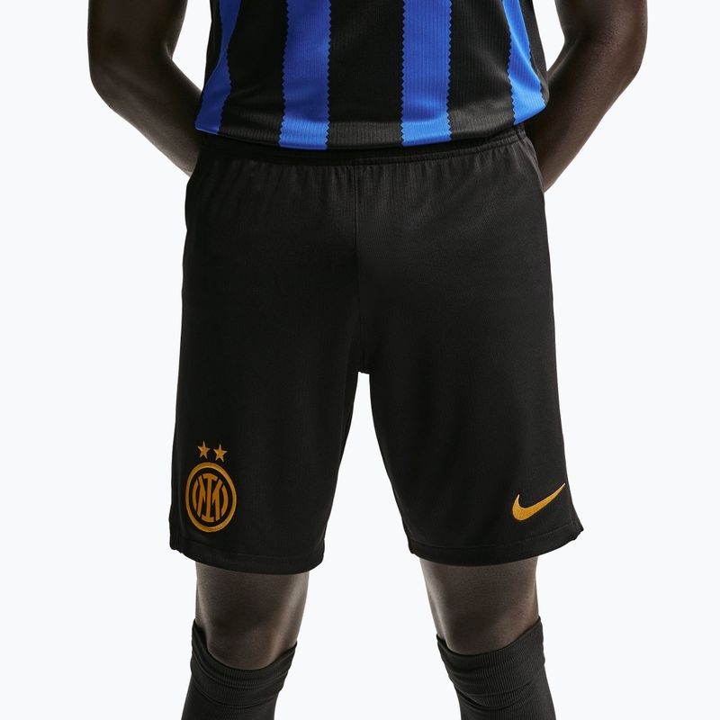 Шорти футбольні чоловічі Nike Inter Milan Dri-Fit Stadium Home black/university gold 5