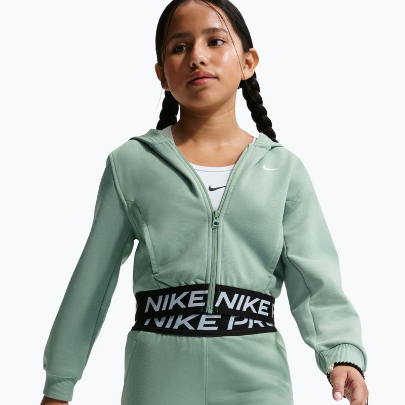 Кофта дитяча Nike Pro Fleece Dri-Fit Full-Zip steam/steam/black/white 4