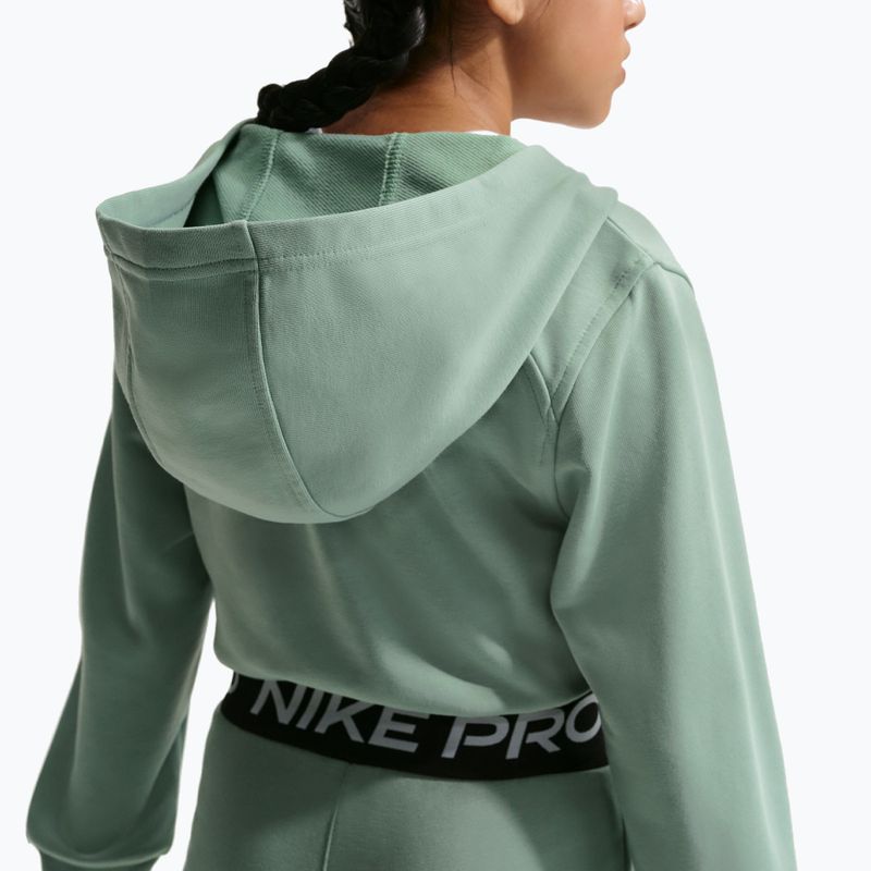Кофта дитяча Nike Pro Fleece Dri-Fit Full-Zip steam/steam/black/white 5