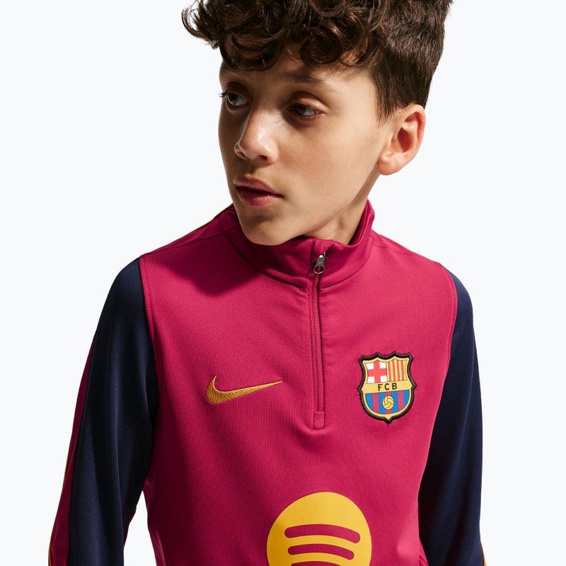 Дитячий футбольний светр Nike FC Barcelona Strike Dri-Fit Soccer Knit Drill Top 5